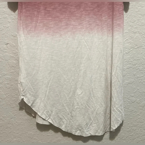 American Eagle Soft & Sexy Slub Short Sleeve Ombre T-Shirt - Picture 7 of 9